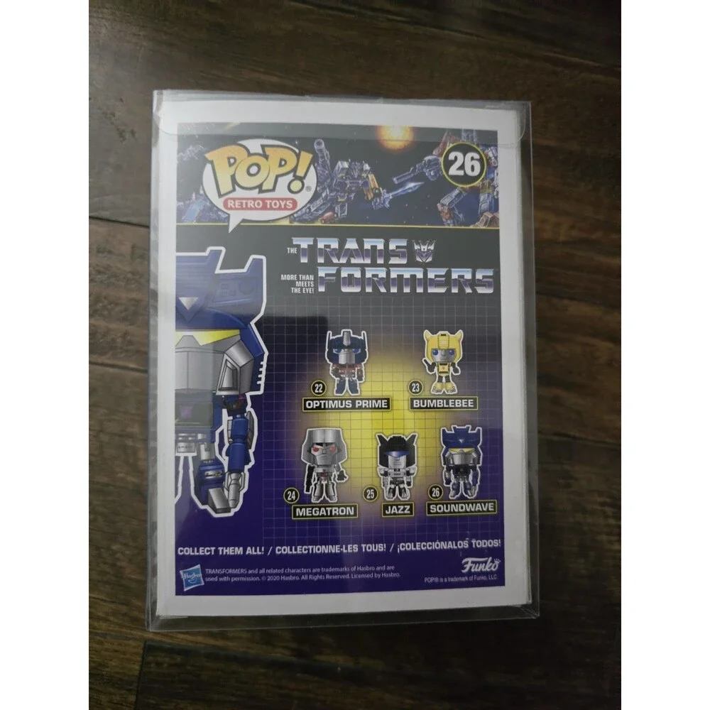 Funko Pop! Retro Toys: Transformers Soundwave #26 Vinyl Figure w/ Protector